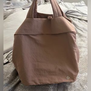 Lululemon On My Level bag - Gently Used - tanish color